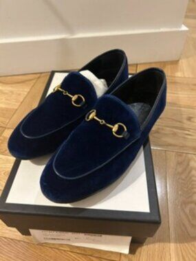 Gucci Loafers Blue 37.5